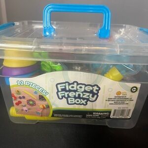 Source Unknown Fidget Fun Box - Blue and Yellow Toy Set